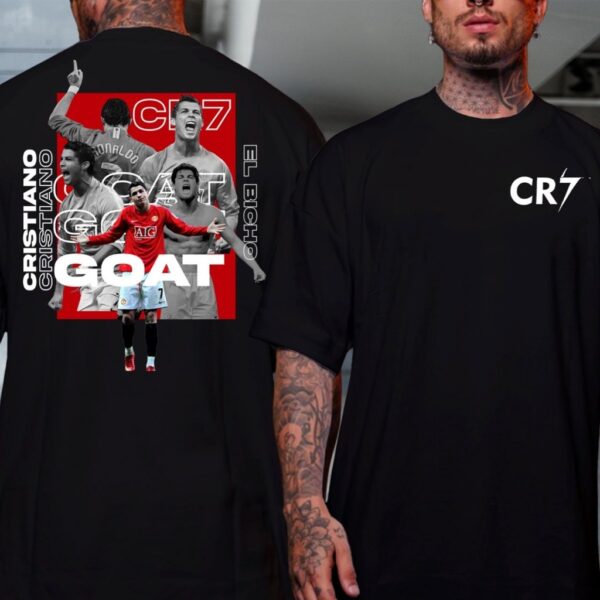 Camiseta Masculina Oversized Cristiano Ronaldo CR7 Premium malha 30.1