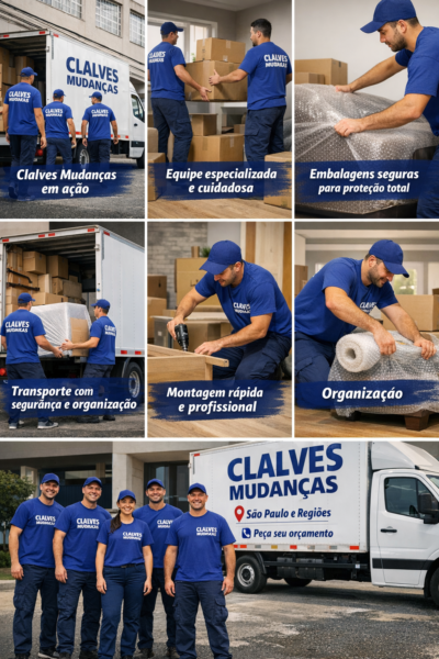 Clalves Mudanças | Mudança Residenciais Zona Norte São Paulo - SP