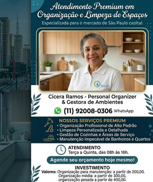 Organização e Limpeza Personalizada