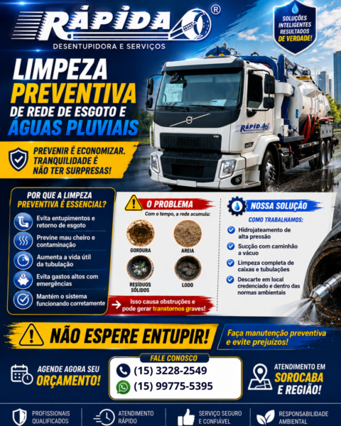 ENTUPIU??? A GENTE RESOLVE / / DESENTUPIDORA EM GERAL