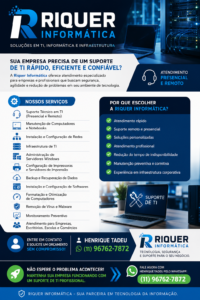 Suporte Técnico em TI e Informática para Empresas e Residências