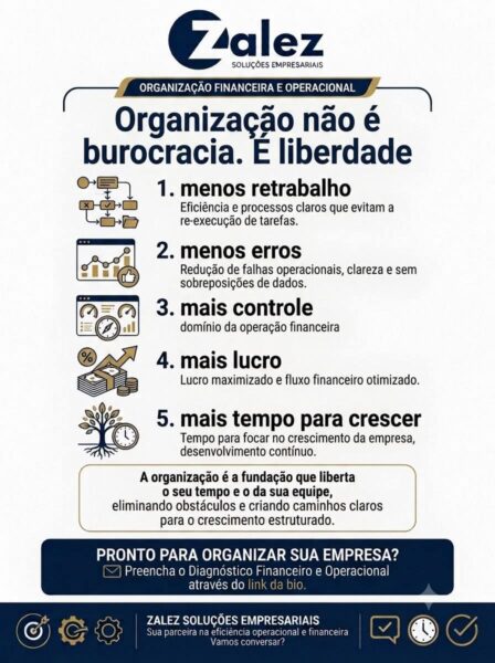 ORGANIZAÇÃO FINANCEIRA PARA PEQUENAS EMPRESAS (BPO Financeiro)