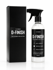 D-FINISH - Resina Líquida Automotiva (Cera Líquida) Alto Brilho - Reduz Poeira - Brilho Espelhado