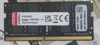 Memórias de 32gb 1 x 32gb Sodimm Ddr4 3200mhz Kingston Fury Impacts Serve para Mac