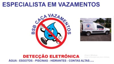 caça vazamentos de água