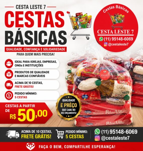 CESTAS BASICAS EMPRESAS E IGREJAS