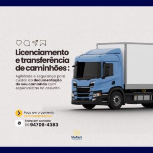 Licenciamento e Transferência de caminhões