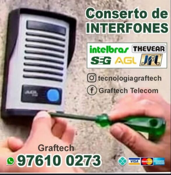Conserto de interfone atendo todo RJ
