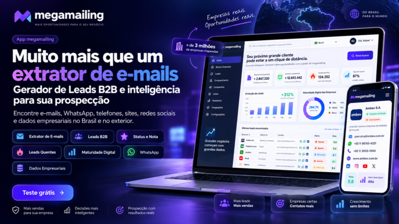 Extrator de emails
