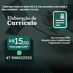 Faço Currículo em pdf