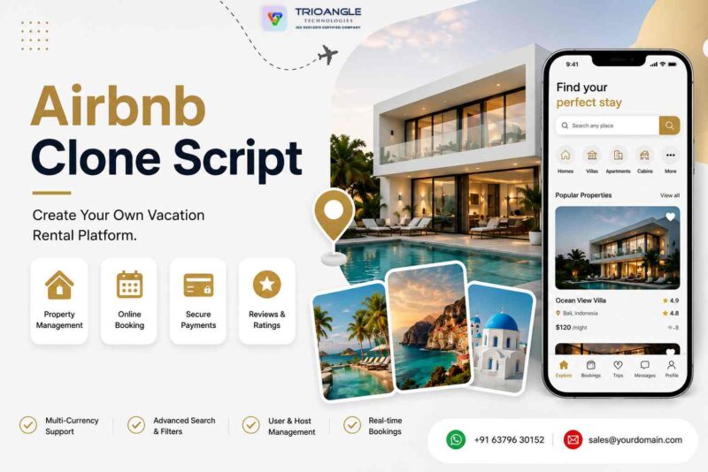 Airbnb Clone Script –Power Your Online Vacation Rental Platform