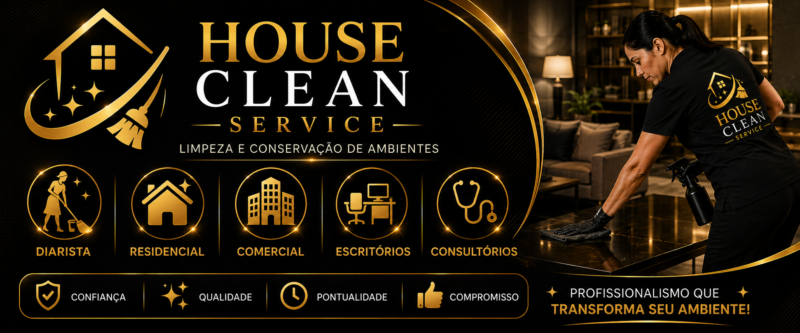 Limpeza residencial, comercial, escritório, prédio, passadeira e cozinheira
