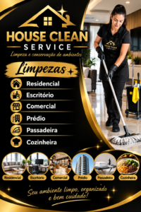Limpeza residencial, comercial, escritório, prédio, passadeira e cozinheira
