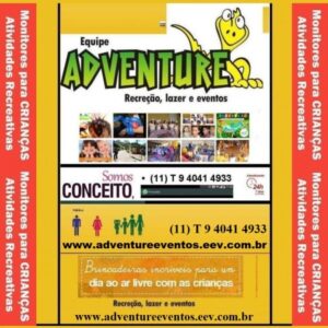 Monitores Recreação Festa Infantil SBC