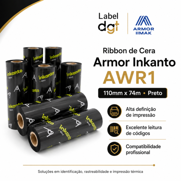 Label DGT Rótulos e Etiquetas - Distribuidor ribbons ARMOR INKANTO