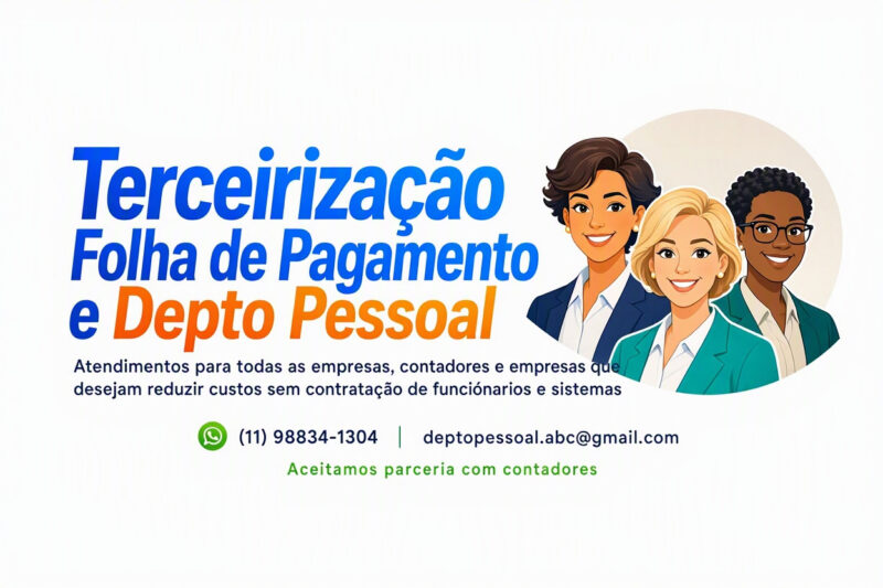 TERCEIRIZAÇÃO DEPARTAMENTO PESSOAL - TOTAL