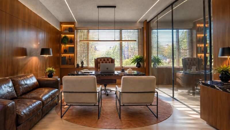 Projeto de arquitetura de interiores, consultoria e decoração
