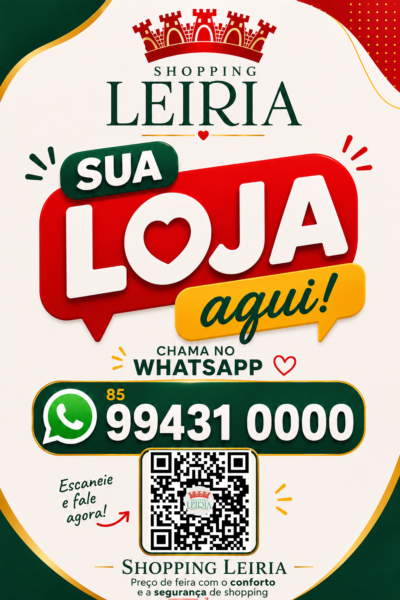 Lojas para alugar no Shopping Leiria – Polo da Moda José Avelino, Centro de Fortaleza